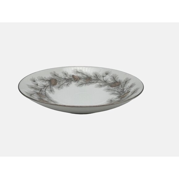 Vintage Sango Fine China Sierra Pines Salad Plate & Fruit Bowl Japan 6608 - Picture 7 of 7